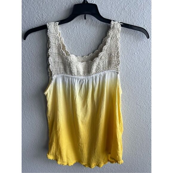 ❤️Lucky Brand Ombré  Crochet Tank - Picture 1 of 4
